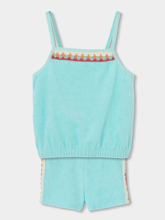Παιδικό Σετ με Σορτς Καλοκαιρινό 2τμχ Turquoise