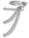 Σκουλαρίκι Ear Cuff Αλυσίδες Χειροποίητο Ασήμι 925