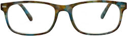 Frog Optical Lesebrillen +3.50 in Blau Farbe F359