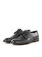 Herren Schuhe Schwarz Leder Schnürschuhe
