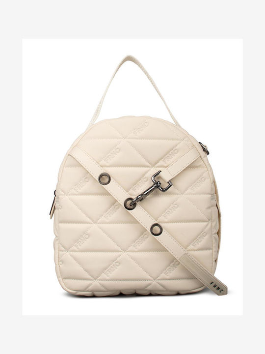 FRNC Damentasche Rucksack Beige