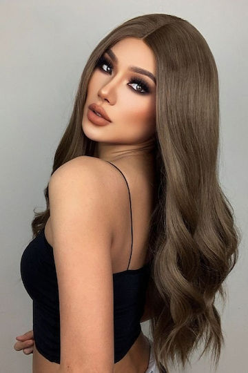 Animis Beauty Perucă Cu Păr Sintetic În Culoare Castanie 70cm