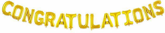 Σύνθεση με 15 Μπαλόνια Αποφοίτησης Congratulations