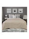 Homelevel Double Coverlet Beige 200x220cm