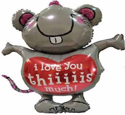 Love Heart Mice Balloons 70cm