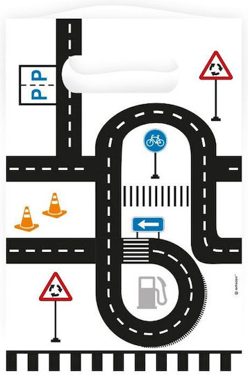 On Road Paper Gift Bag 23.4x16.2cm 8 Pieces