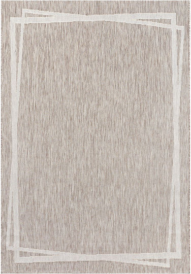 Beauty Home 9776 Χαλί Ορθογώνιο Καλοκαιρινό Ψάθινο Μπεζ 133x190cm