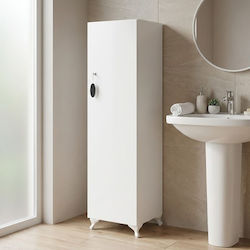 Megapap Zehra Ντουλάπι Μπάνιου 30x32x128cm Λευκό GP026-0154,1