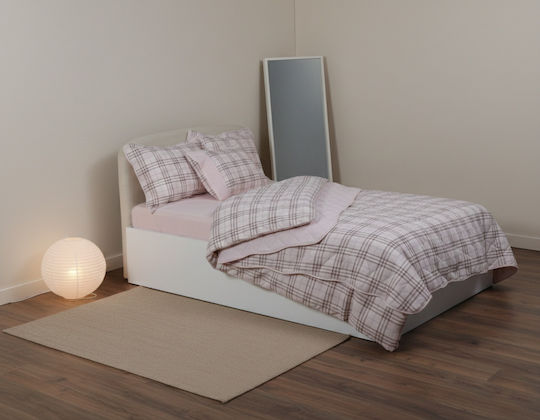 Silk Fashion Bed Sheet Set With 2 Pillowcases Super Double 230x260cm 3 Pieces