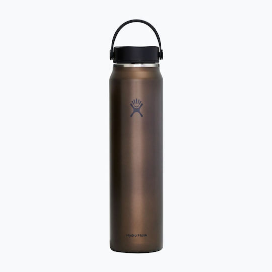 Hydro Flask Flex Cap Insulated Thermos Bottle 1.18lt Obsidian