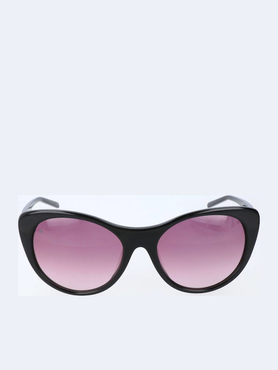 Rodenstock Women Sunglasses with Black Frame and Purple Lens R3265 A