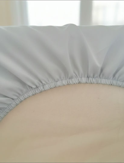 Bed Sheet for Single Bed with Rubber Hugger 110x205+40cm 1