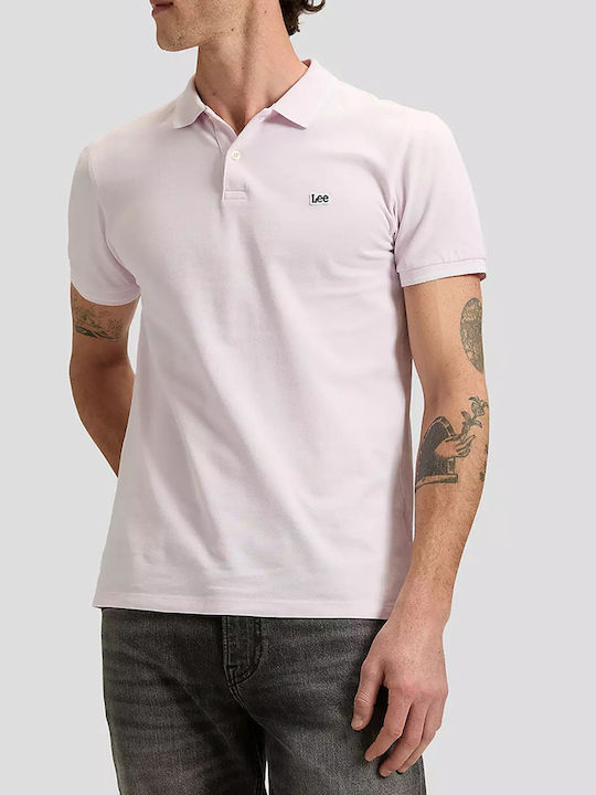 Lee Polo Μπλούζα Κοντομάνικη Light Icy Pink