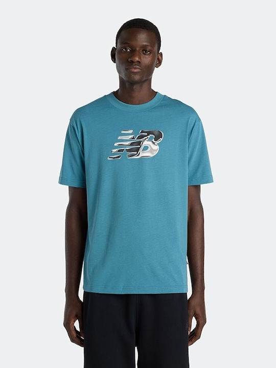 New Balance Tricou Sport Albastru MT6151O4AAZ | Skroutz Romania