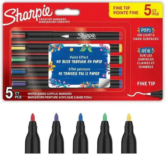 Sharpie Acrylic Marker Assorted Colours