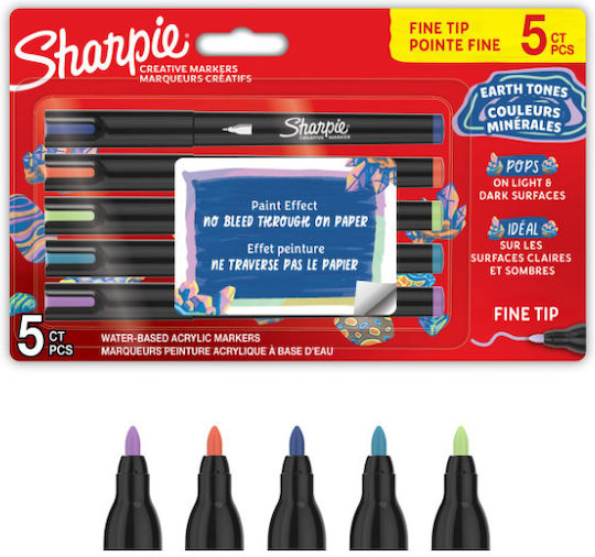 Sharpie Ακρυλικός Μαρκαδόρος Earth Tones