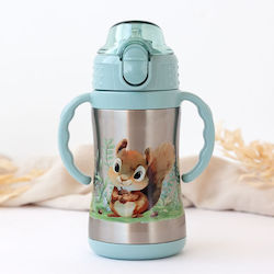 Kiokids Squirrel Thermos 280ml Grünes Kiokids Squirrel Thermos 280ml Grünes