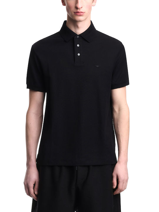Emporio Armani Поло Тениска Черна