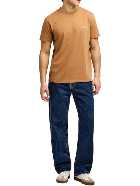 Funky Buddha T-shirt Tobacco-brown FBM013-001-0...