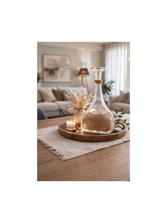 keleman Decorative Vase Glass Beige Y10cm