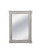 Marhome Wall Mirror with Beige Wooden Frame 90x60cm