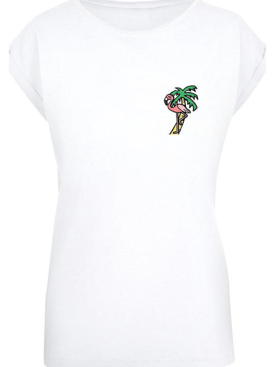 Mister Tee Damen T-Shirt Weiß