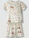 Hashtag Kids Summer Pajamas Ecru Animals