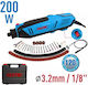 FixTec FMG200120 Περιστροφικό Πολυεργαλείο 200W με Ρύθμιση Ταχύτητας