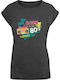 Damen T-Shirt Dunkelgrau