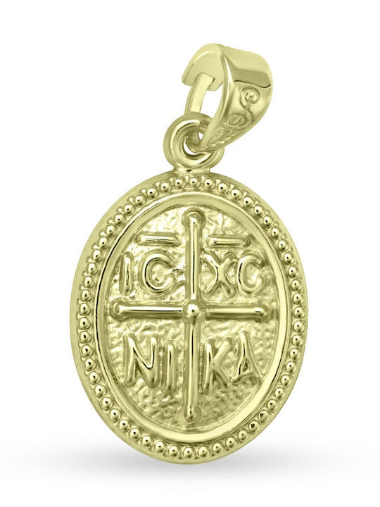 CHrysolithos Charm Talisman Konstantin aus Gold 9K KР3089