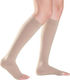 Sigvaris Tfs 701 Short Calf High Graduated Compression Socks Open Toes 18-21 mmHg Beige