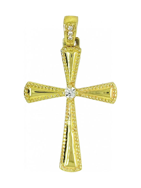 Mertzios.gr Gold Cross Without Chain