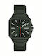 Oozoo Oozoo Damenuhren 44mm Batterie mit Grünem Metall-Armband