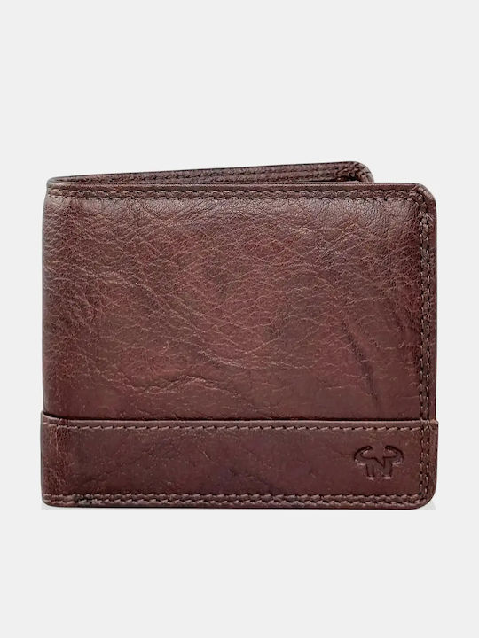 Deri Herrenbrieftasche Braun