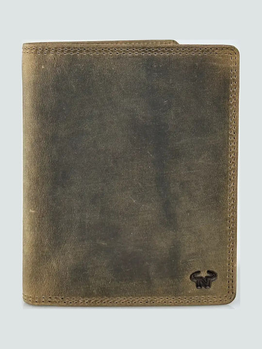 Deri Herrenbrieftasche Braun