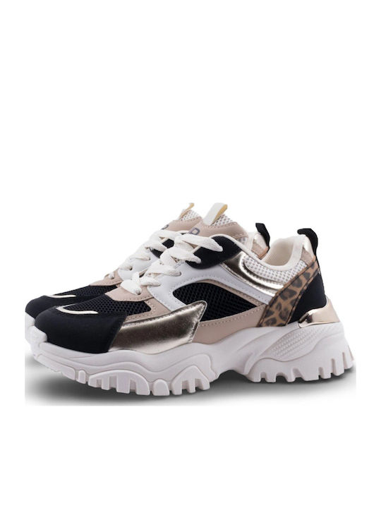 Damen Chunky Sneakers Schwarz