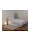 Silk Fashion Cotton Single Coverlet Pink 160x220cm