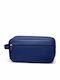 Jetbags Men's Travel Toiletry Bag Synthetic Leather 25.5x8.5x14cm Men's Washing Bag Blue