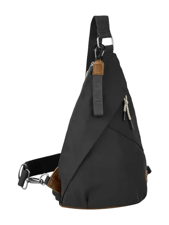 Camel Active Мъжка Чанта За През Гърди Черна