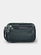 Leather Men's Handbag Black