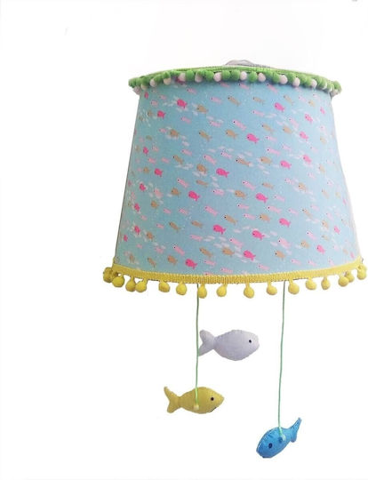 Абажур Многоцветен Fish Размери 35*25