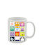 White Adventure Time Mug