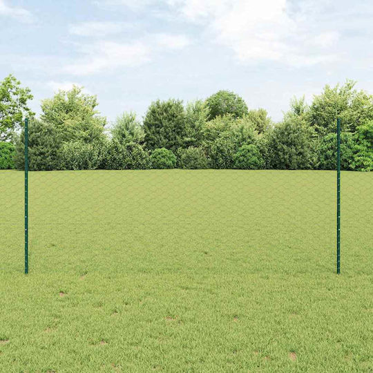 vidaXL Plasă de Sârmă Set Verde 1.2x25m