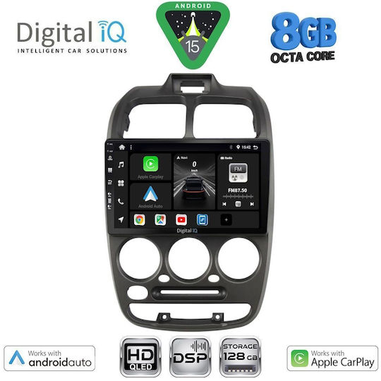 Digital IQ Ηχοσύστημα Αυτοκινήτου για Hyundai Accent 1999-2004 (Bluetooth/USB/WiFi/GPS/Apple-Carplay/Android-Auto) με Οθόνη Αφής 9"
