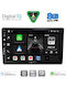 Digital IQ Автомобилна Аудио Система За Honda HR-V 1998-2005 Bluetooth USB Вграден Wi-Fi GPS Apple CarPlay Android Auto С Touch Screen 9"