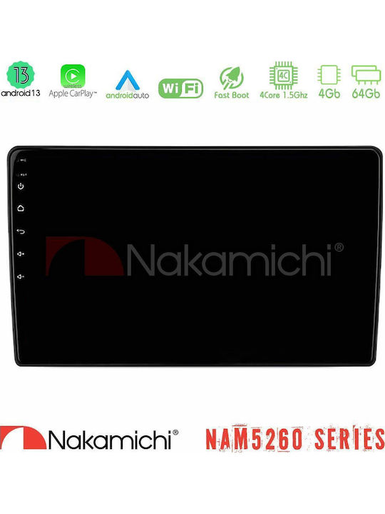 Nakamichi Car Audio System for Toyota Corolla Verso 2001-2004 Bluetooth USB AUX WiFi GPS Apple CarPlay Android Auto with 9" Touch Screen