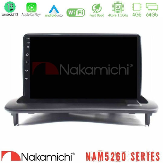 Nakamichi Ηχοσύστημα Αυτοκινήτου για Volvo S40 / C30 / C70 2006-2013 (Bluetooth/USB/AUX/WiFi/GPS/Apple-Carplay/Android-Auto) με Οθόνη Αφής 9"