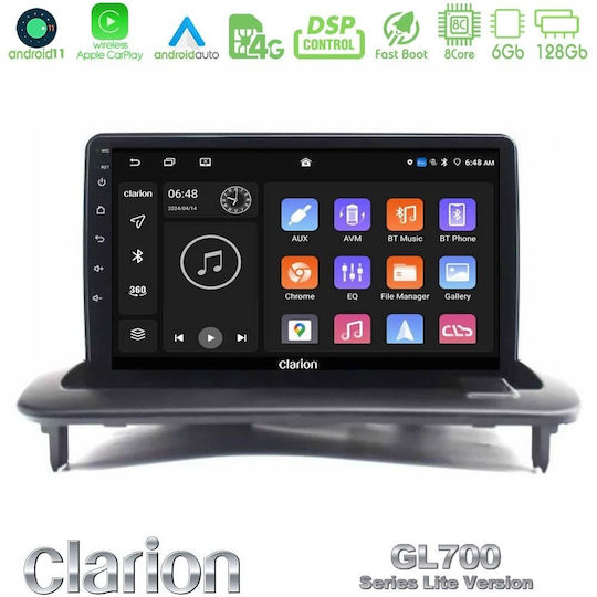 Clarion Ηχοσύστημα Αυτοκινήτου για Volvo S40 / C30 / C70 2004-2012 (Bluetooth/USB/WiFi/GPS/Apple-Carplay/Android-Auto) με Οθόνη Αφής 9"