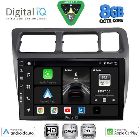 Digital IQ Car Audio System for Toyota Corolla 1992-1997 Bluetooth USB WiFi GPS Apple CarPlay Android Auto with 9" Touch Screen