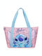 Disney Stitch Детска Плажна Чанта Розова